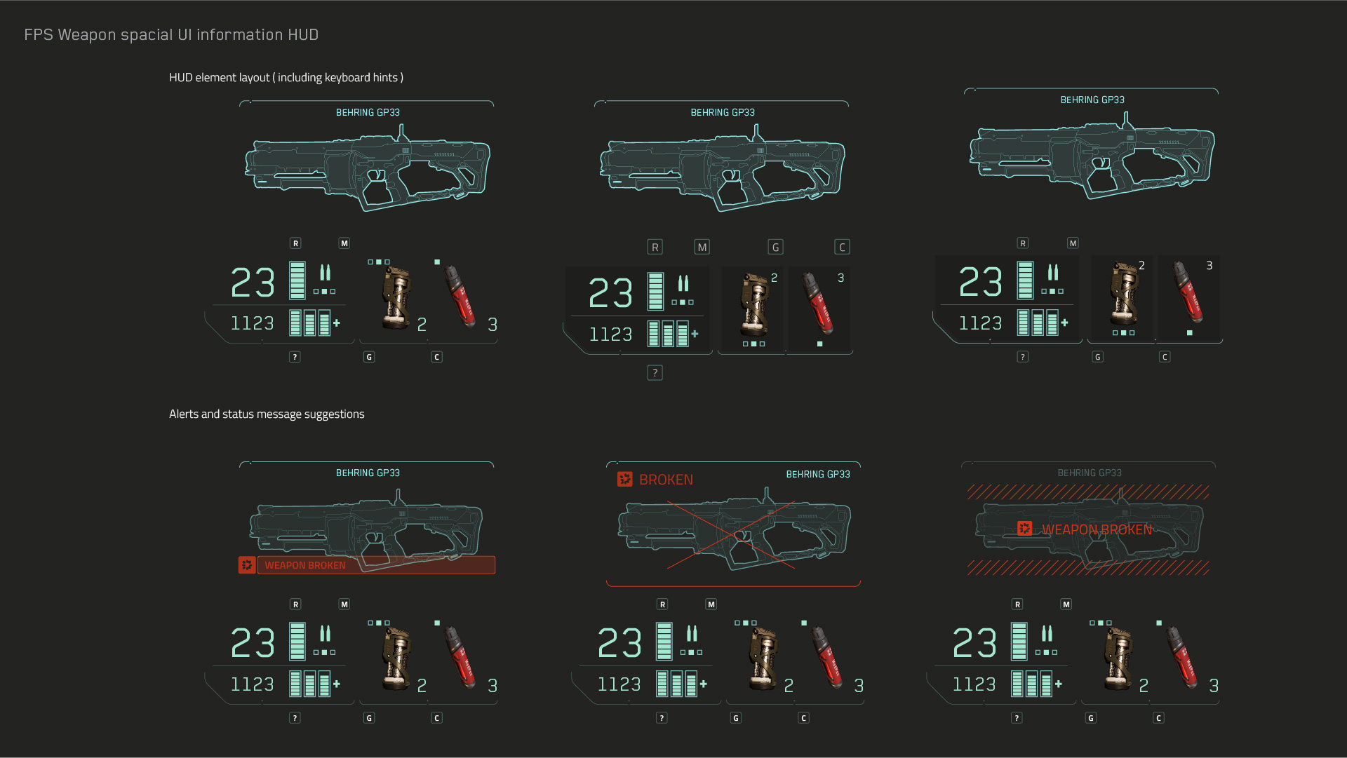 SC FPS spacial player HUD - 6-80 SC FPS spacial player HUD - 6-80